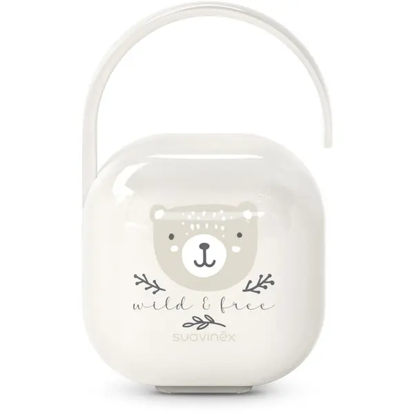 Suavinex Suavinex Wild & Free Soother Holder škatlica za dudo Beige 1 kos