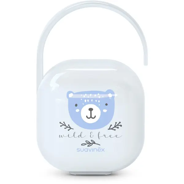 Suavinex Suavinex Wild & Free Soother Holder škatlica za dudo Blue 1 kos