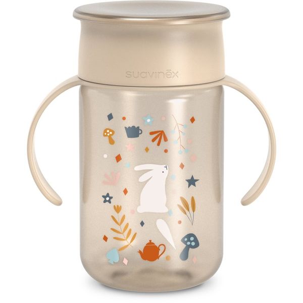 Suavinex Suavinex Wonderland 360° Trainer Cup otroški lonček Nude 340 ml