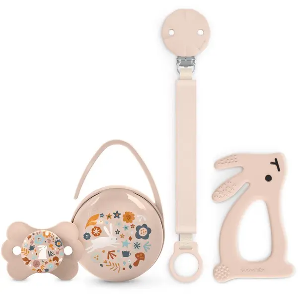 Suavinex Suavinex Wonderland Gift Set 0-6 m Pink darilni set za dojenčke