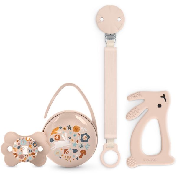 Suavinex Suavinex Wonderland Gift Set 0-6 m Pink darilni set za dojenčke