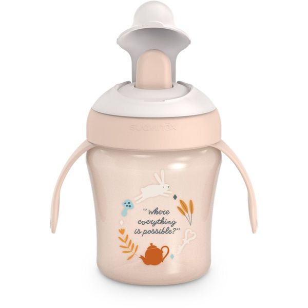 Suavinex Suavinex Wonderland Learning Cup otroški lonček Rose 200 ml