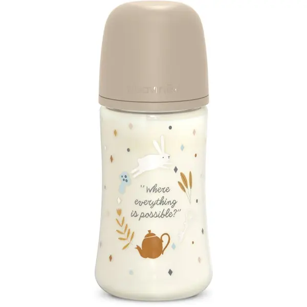 Suavinex Suavinex Wonderland SX Pro Physiological Anti-Colic steklenička za dojenčke M Medium Flow 3 m+ Cream 270 ml