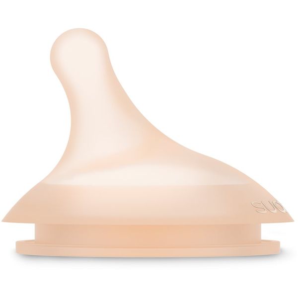 Suavinex Suavinex Zero Zero Bottle Teat cucelj za stekleničko A Adaptable Flow 2 kos