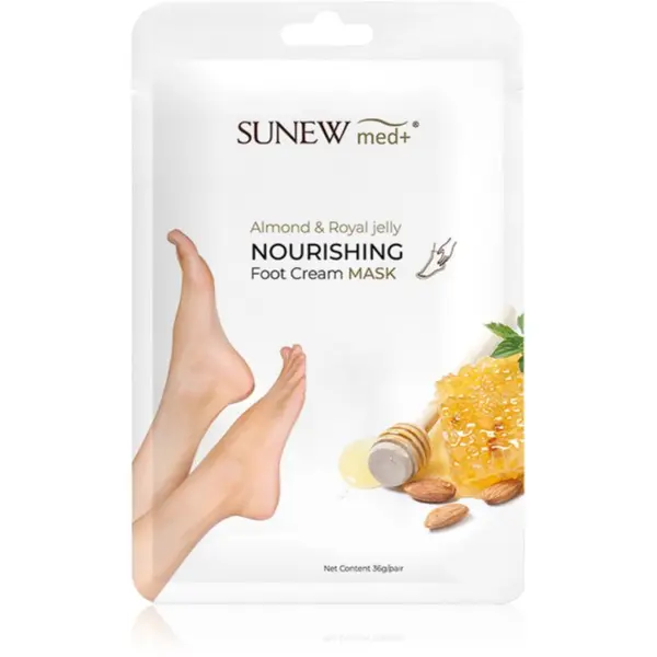 SUNEWMED+ SUNEWMED+ Moisturising Foot Mask with Sweet Almond Oil and Royal Jelly vlažilna maska za stopala 1 par