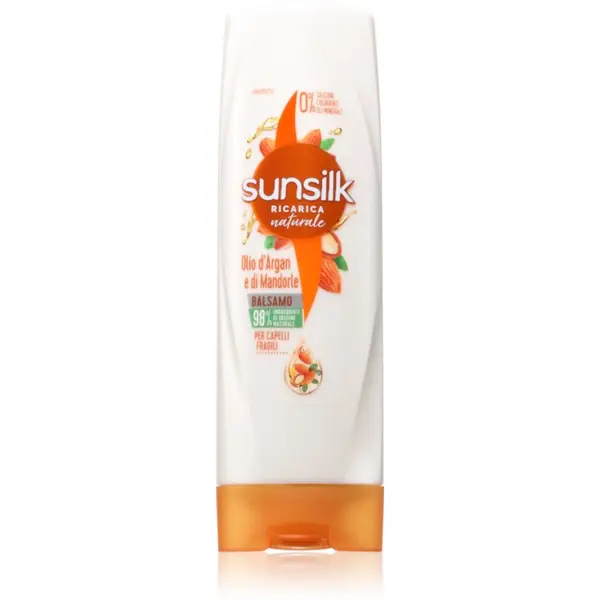 Sunsilk Sunsilk Argan & Almond Oil balzam za lomljive in izčrpane lase 200 ml