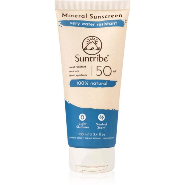 Suntribe Suntribe Mineral Sunscreen mineralna zaščitna krema za obraz in telo SPF 50 100 ml