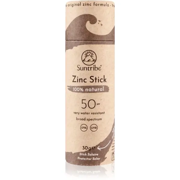Suntribe Suntribe Sports Zinc Stick mineralna zaščitna paličica za občutljive predele kože SPF 50 Mud Tint 30 g
