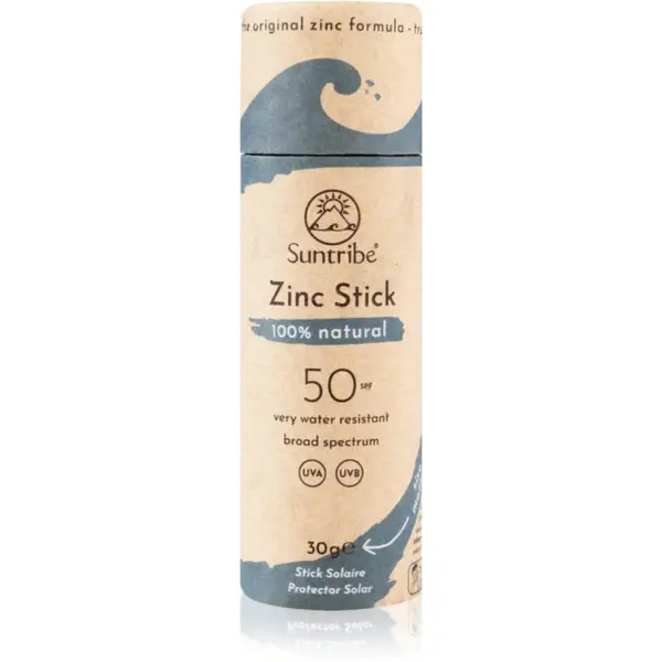 Suntribe Suntribe Sports Zinc Stick mineralna zaščitna paličica za občutljive predele kože SPF 50 Ocean Blue 30 g