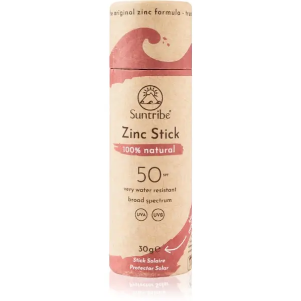 Suntribe Suntribe Sports Zinc Stick mineralna zaščitna paličica za občutljive predele kože SPF 50 Retro Red 30 g
