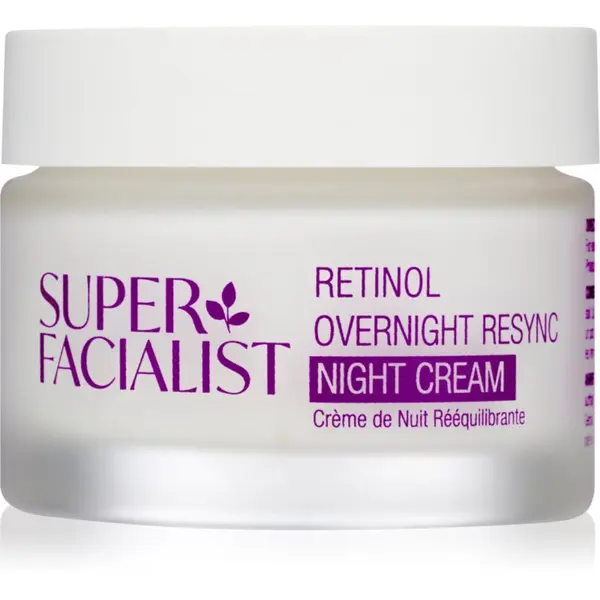 Super Facialist Super Facialist Retinol Overnight Resync gladilna nočna krema proti gubam 50 ml
