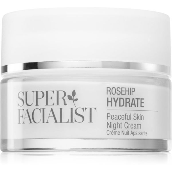 Super Facialist Super Facialist Rosehip Hydrate pomirjajoča nočna krema z vlažilnim učinkom 50 ml