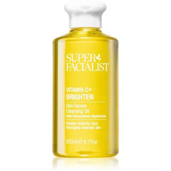 Super Facialist Super Facialist Vitamin C+ Brighten čistilno olje za odstranjevanje ličil za osvetlitev kože 200 ml