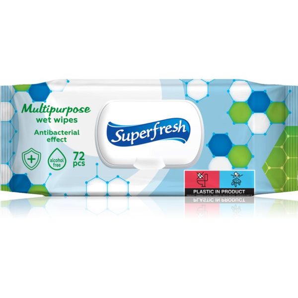 Superfresh Superfresh Multipurpose vlažni robčki z antibakterijskim dodatkom 72 kos