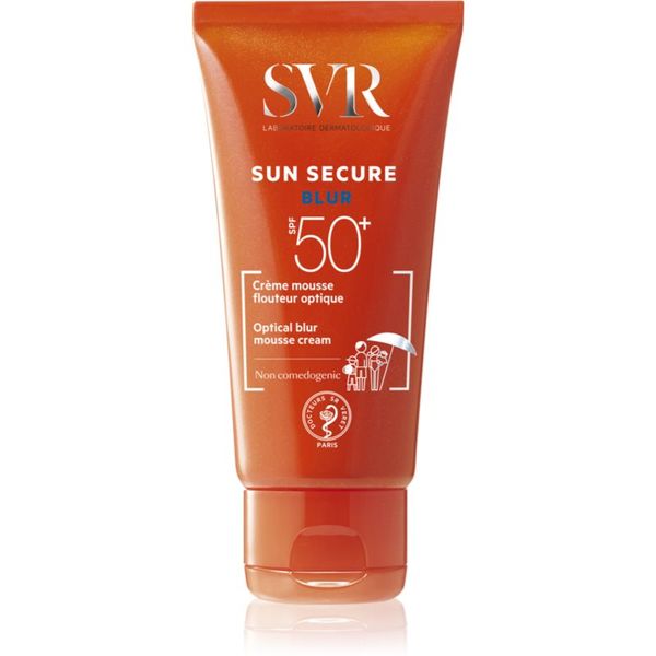 SVR SVR Sun Secure Blur zaščitna pena za poenotenje tona kože SPF 50+ 50 ml