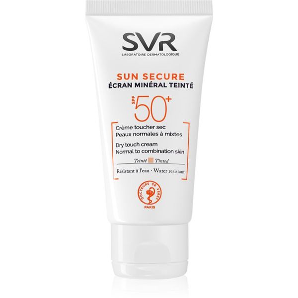 SVR SVR Sun Secure mineralna tonirana krema za normalno do mešano kožo SPF 50+ 60 g