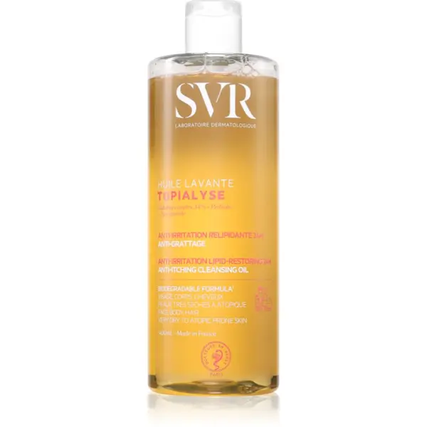 SVR SVR Topialyse čistilno micelarno olje za suho do atopijsko kožo 400 ml