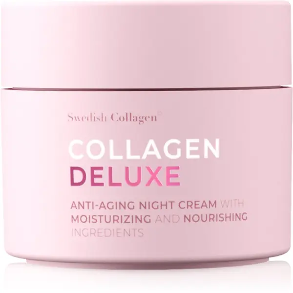 Swedish Collagen Swedish Collagen Deluxe Night Cream nočna krema s pomlajevalnim učinkom 50 ml