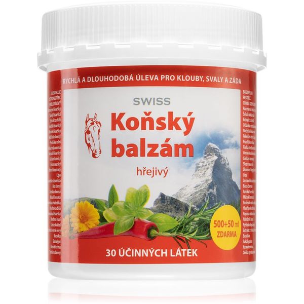 Swiss Swiss Horse balm Warm gel z grelnim učinkom 550 ml