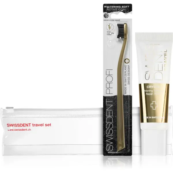 Swissdent Swissdent Travel Set Crystal Potovalni set za zobe