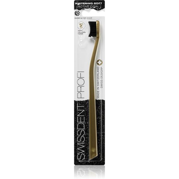 Swissdent Swissdent Whitening Gold Active Coal zobna ščetka 1 kos