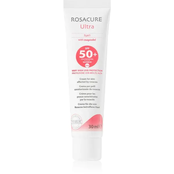 Synchroline Synchroline Rosacure Ultra zaščitna krema za občutljivo kožo, nagnjeno k rdečici SPF 50+ 30 g