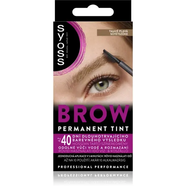 Syoss Syoss Brow Tint barva za obrvi odtenek Dark Blonde 10 ml