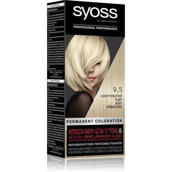 Syoss Syoss Color permanentna barva za lase odtenek 9-5 Frozen Pearl Blonde