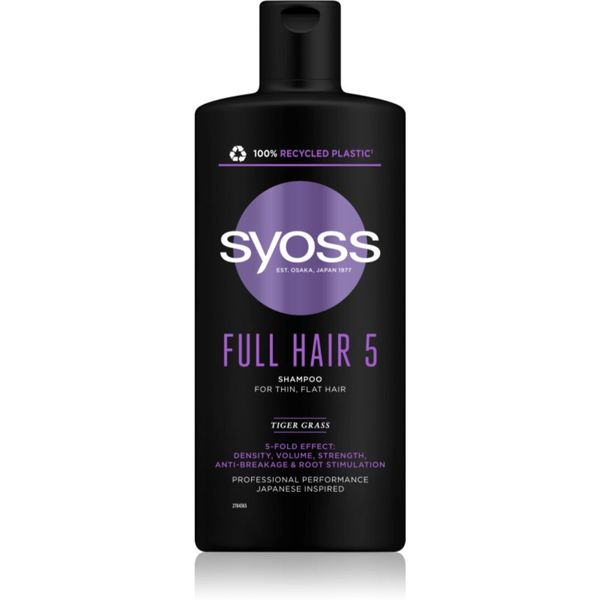 Syoss Syoss Full Hair 5 šampon za tanke lase za volumen in vitalnost 440 ml