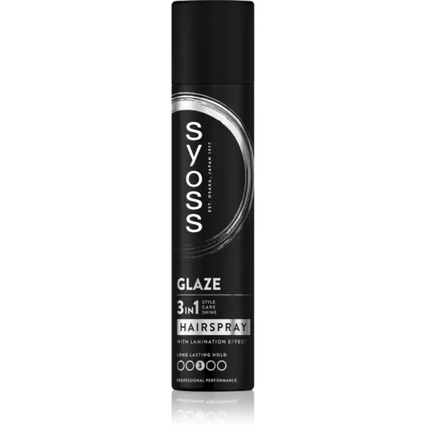 Syoss Syoss Intense Glaze Hairspray lak za lase s srednjim utrjevanjem za sijaj 300 ml