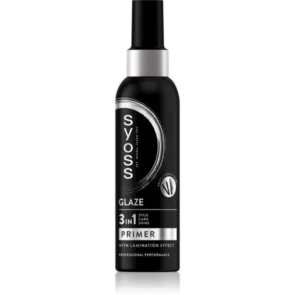 Syoss Syoss Intense Glaze Primer zaščitno stiling pršilo za lase za sijaj 150 ml