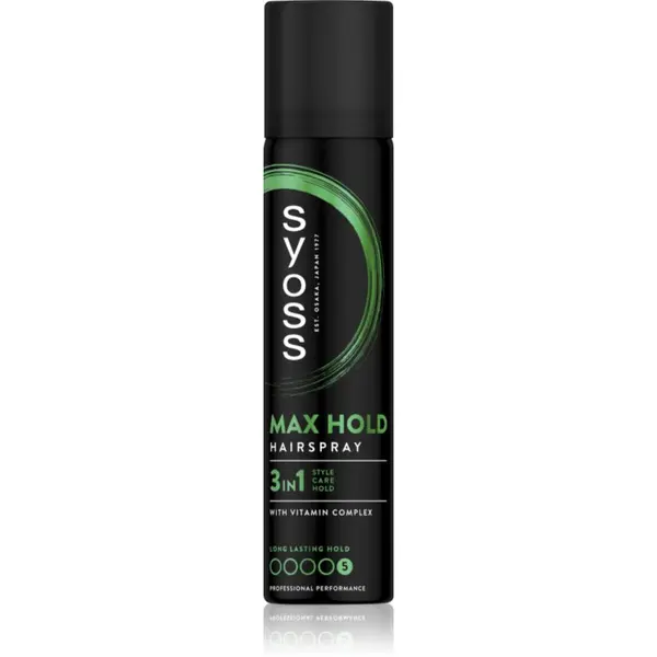 Syoss Syoss Max Hold lak za lase z ekstra močnim utrjevanjem mini 75 ml