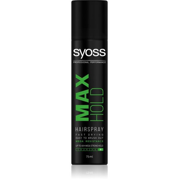 Syoss Syoss Max Hold lak za lase z ekstra močnim utrjevanjem mini 75 ml