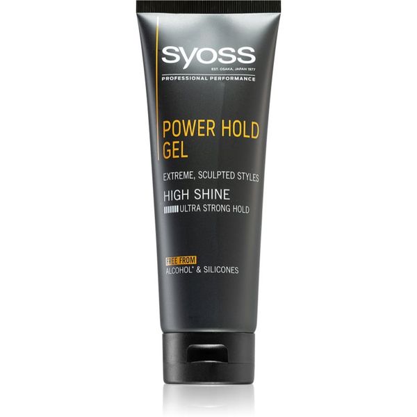 Syoss Syoss Men Power Hold oblikovalni gel z ekstra močnim utrjevanjem 250 ml