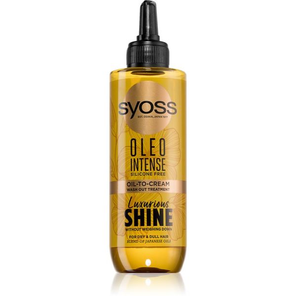 Syoss Syoss Oleo Intense oljasta krema za sijaj in mehkobo las 200 ml