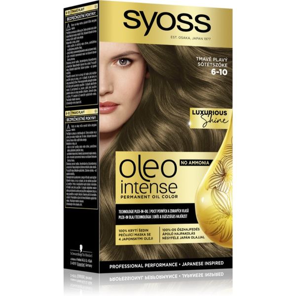 Syoss Syoss Oleo Intense permanentna barva za lase z oljem odtenek 6-10 Dark Blond 1 kos