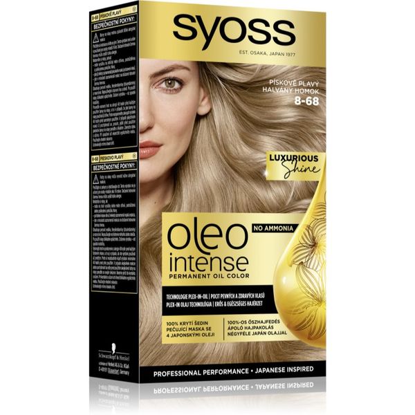 Syoss Syoss Oleo Intense permanentna barva za lase z oljem odtenek 8-68 Pale Sand 1 kos