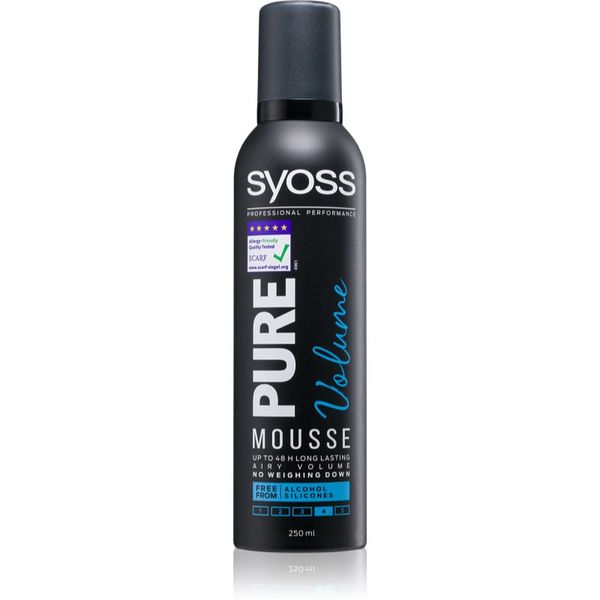 Syoss Syoss Pure Volume penasti utrjevalec za lase za dolgotrajajoč volumen 250 ml