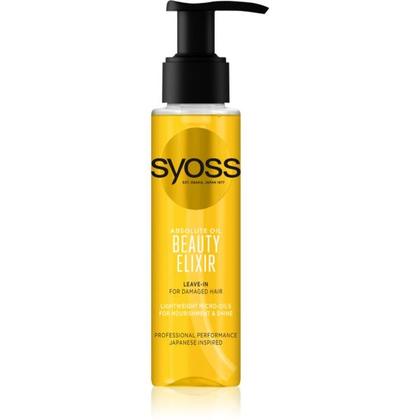 Syoss Syoss Repair Beauty Elixir oljna nega za poškodovane lase 100 ml