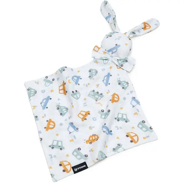 T-Tomi T-TOMI BIO Muslin Cuddle Cloth ninica Traffic 1 kos