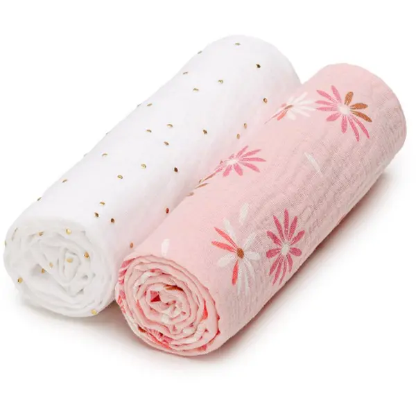 T-Tomi T-TOMI BIO Muslin Diapers plenice iz blaga Lily 65x65 cm 2 kos