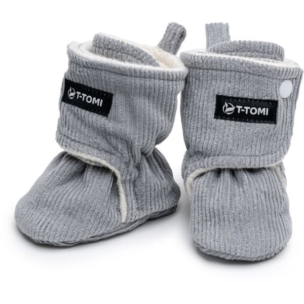 T-Tomi T-TOMI Booties Grey otroški copati 0-3 months Warm