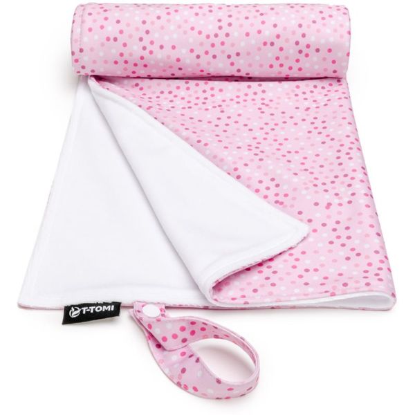 T-Tomi T-TOMI Changing Pad Pink Dots pralna previjalna podloga 50 x 70 cm 1 kos