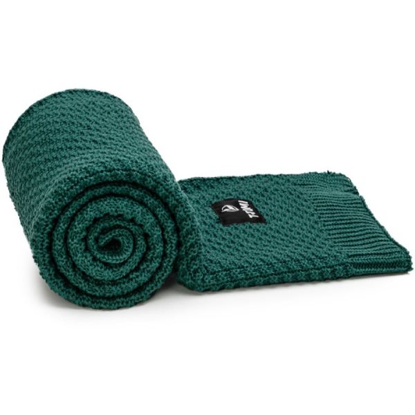 T-Tomi T-TOMI Knitted Blanket Smaragd pletena odeja 80 x 100 cm 1 kos