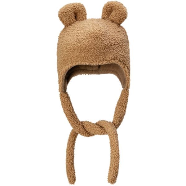 T-Tomi T-TOMI TEDDY Cap Brown kapa 6-9 months (40-44 cm) 1 kos