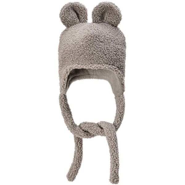 T-Tomi T-TOMI TEDDY Cap Grey kapa 9-12 months (44-48 cm) 1 kos