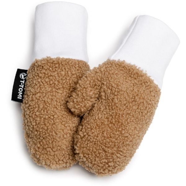 T-Tomi T-TOMI TEDDY Gloves Brown rokavice za otroke od rojstva 6-12 months 1 kos