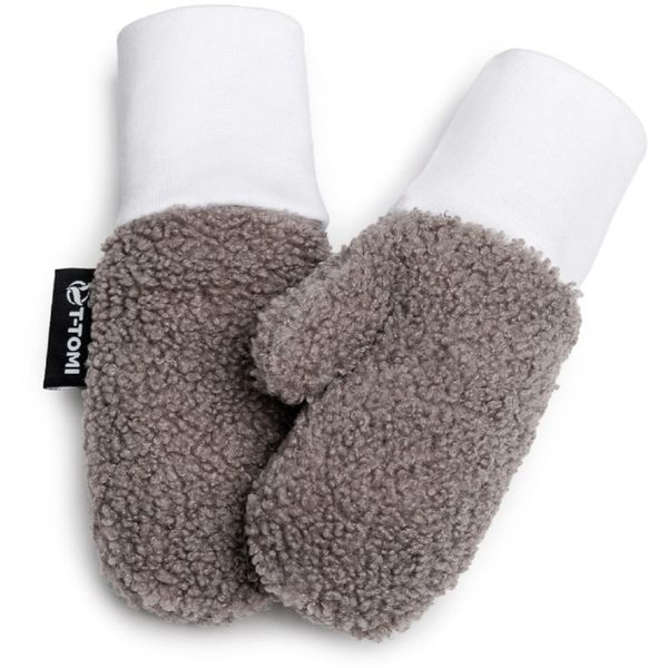 T-Tomi T-TOMI TEDDY Gloves Grey rokavice za otroke od rojstva 12-18 months 1 kos