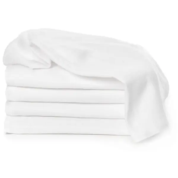 T-Tomi T-TOMI TETRA Cloth Diapers EXCLUSIVE COLLECTION White plenice iz blaga White 70x70 cm 5 kos