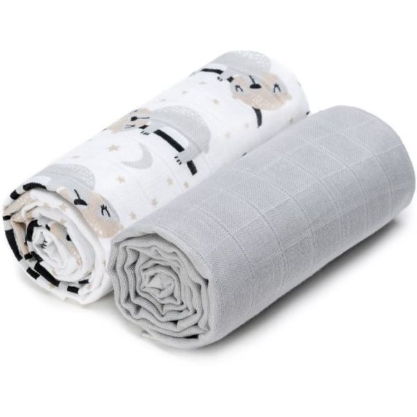 T-Tomi T-TOMI TETRA Cloth Towels EXCLUSIVE COLLECTION brisača Sloths 90x100 cm 2 kos